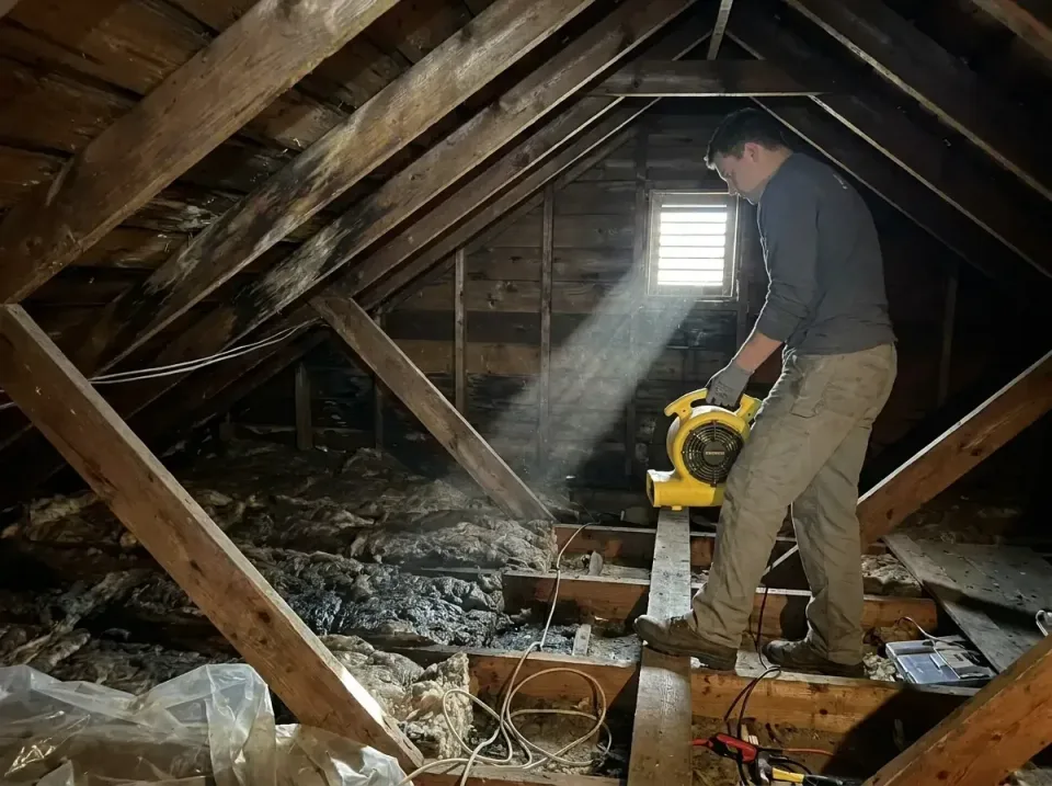 attic-water-damage-drying-proc-007 — frequently asked questions, Emergency Water Extraction & 24/7 Flood Response in Oregon…